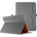 ProCase Universal Case for 9-10 inch Tablet, Stand Folio Universal Tablet Case Protective Cover for 9" 10.1" Touchscreen Tablet, with Adjustable Fixing Band and Multiple Viewing Angles –Grey