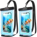 ProCase [Floatable] 2 Pack Floating Waterproof Phone Pouch Up to 7", IPX8 Underwater Phone Case Dry Bag for iPhone 16 15 14 13 12 11 Pro Max Xs Max XR X 8 7 Plus SE/Galaxy S24 S23 S22 -Sparkle