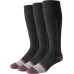 Amazon Essentials Men's Knee High Compression Socks - Graduated, Over The Calf Cotton, 3 Pairs