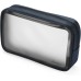 ProCase TSA Approved Travel Toiletry Bag Pouch, Matte Clear Travel Organizer Airport Carry-On Checkpoint Airline Compliant Storage Bag for Toiletries Liquids Creams and Cosmetics -Navy