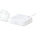 Arlo Home Security System - Wired Keypad Sensor Hub, (2) 8-in-1 Sensors, 24/7 Professional Monitoring- No Contract Required, DIY Installation, Alarm System for Home Security – SS1201, White
